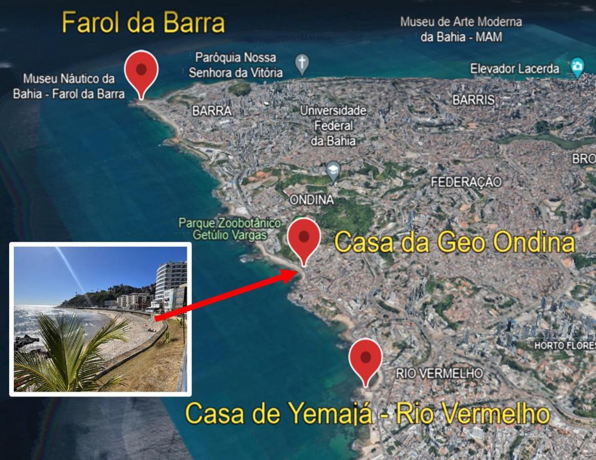Casas Da Geo Ondina - Apto Ondina - Frente De Praia Salvador da Bahia Dış mekan fotoğraf
